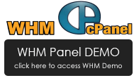click here to access WHM Demo
